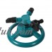 360° Fully Circle Rotating Watering Sprinkler Irrigation System 3 Nozzle Pipe Hose for Garden , 3 Nozzle Irrigation, Rotating Irrigation Sprinkler   